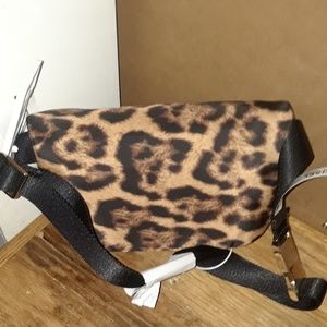 michael kors leopard fanny pack